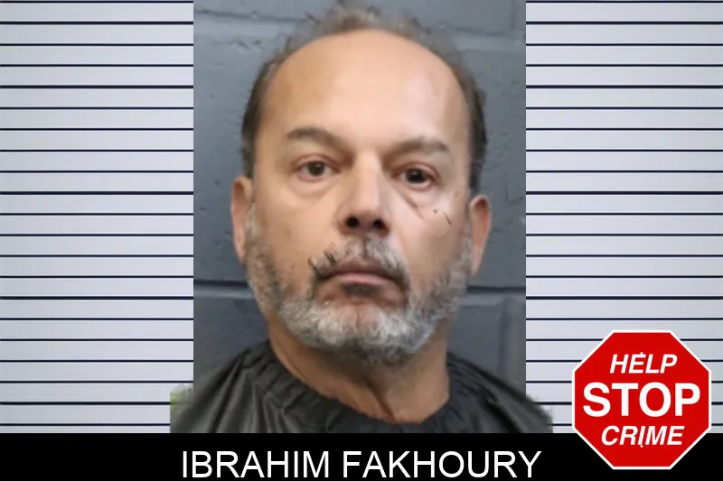 Ibrahim Fakhoury mugshot