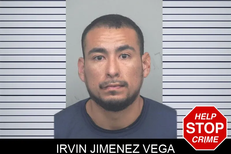 Irvin Jimenez Vega mugshot