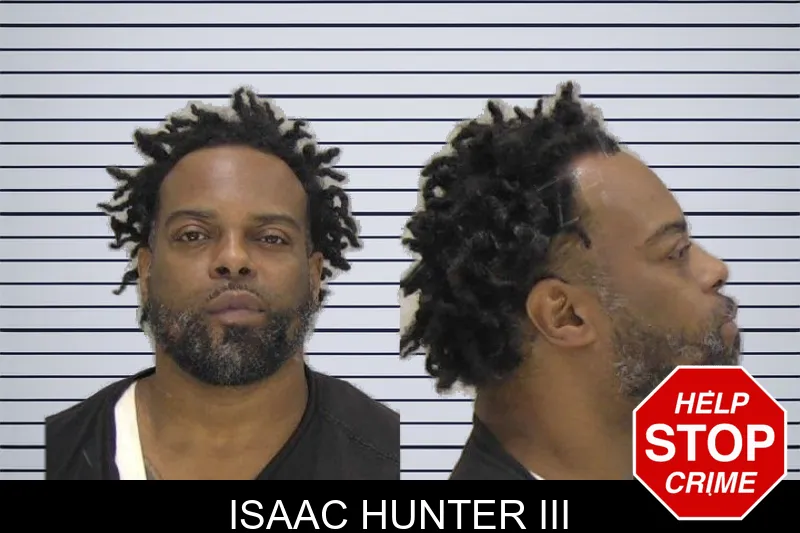 Isaac Hunter III mugshot