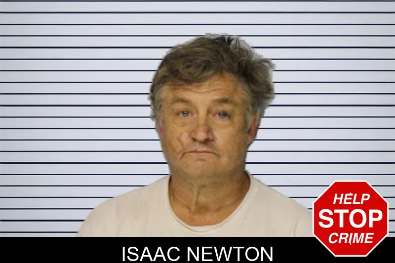Isaac Newton mugshot