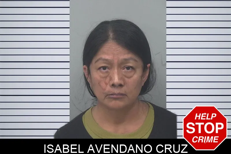 Isabel Avendano Cruz mugshot