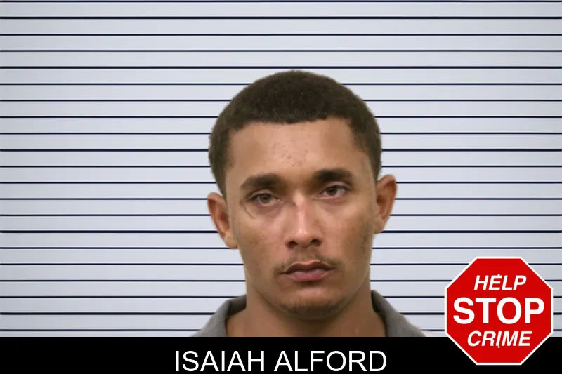 Isaiah Alford mugshot
