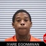 Iyare Egonmwan mugshot