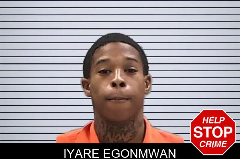 Iyare Egonmwan mugshot