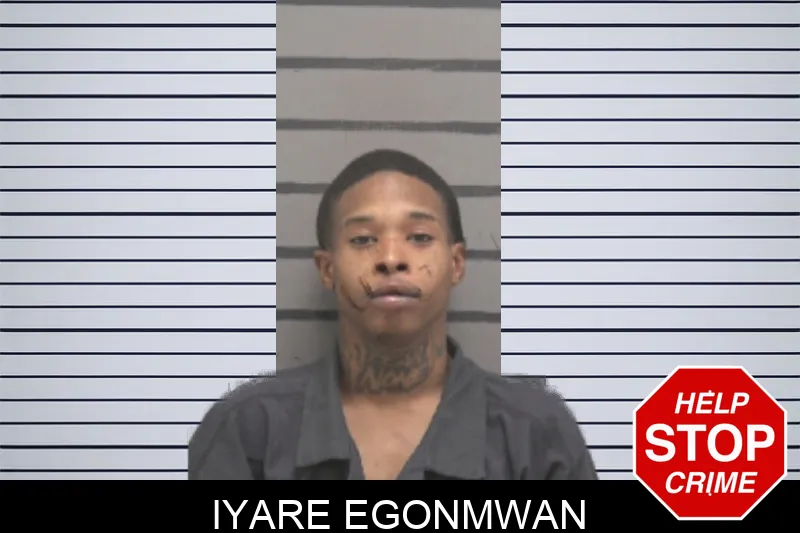 Iyare Egonmwan mugshot