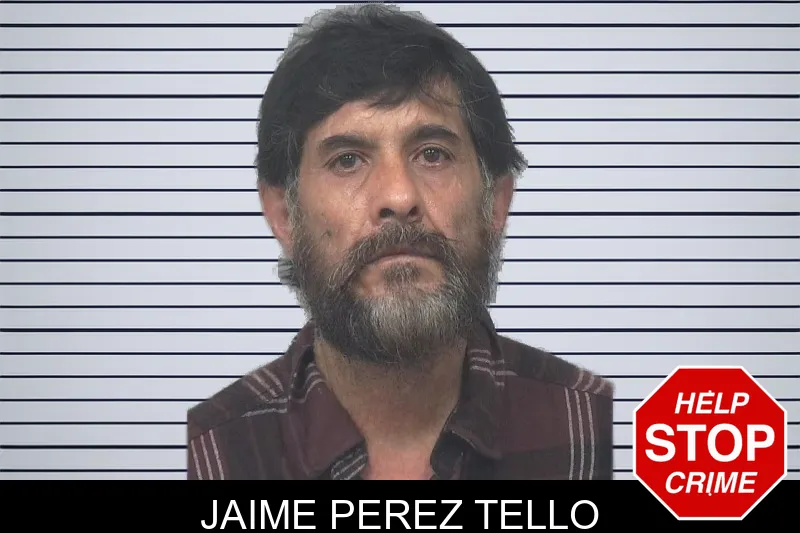 Jaime Perez Tello mugshot