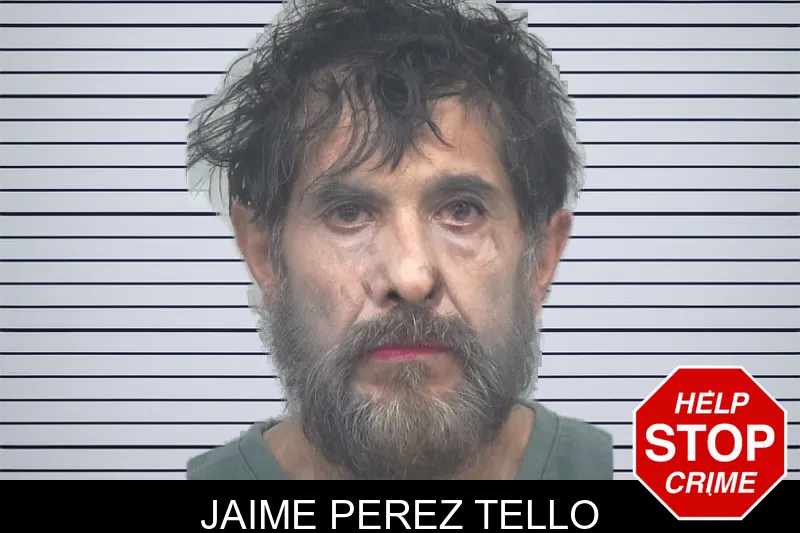 Jaime Perez Tello mugshot