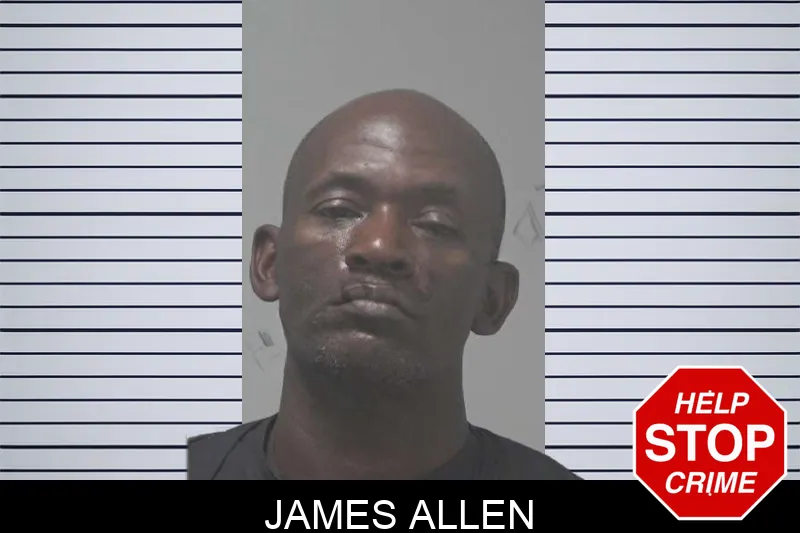 James Allen mugshot