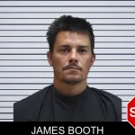 James Booth mugshot