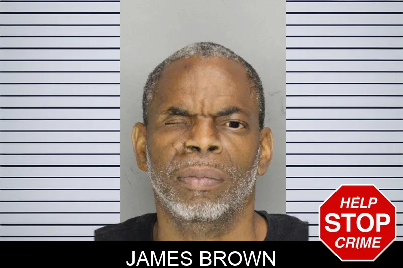 James Brown mugshot