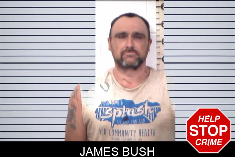 James Bush mugshot