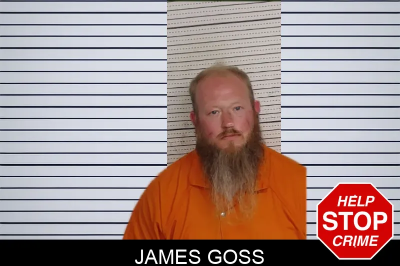 James Goss mugshot