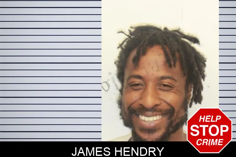 James Hendry mugshot