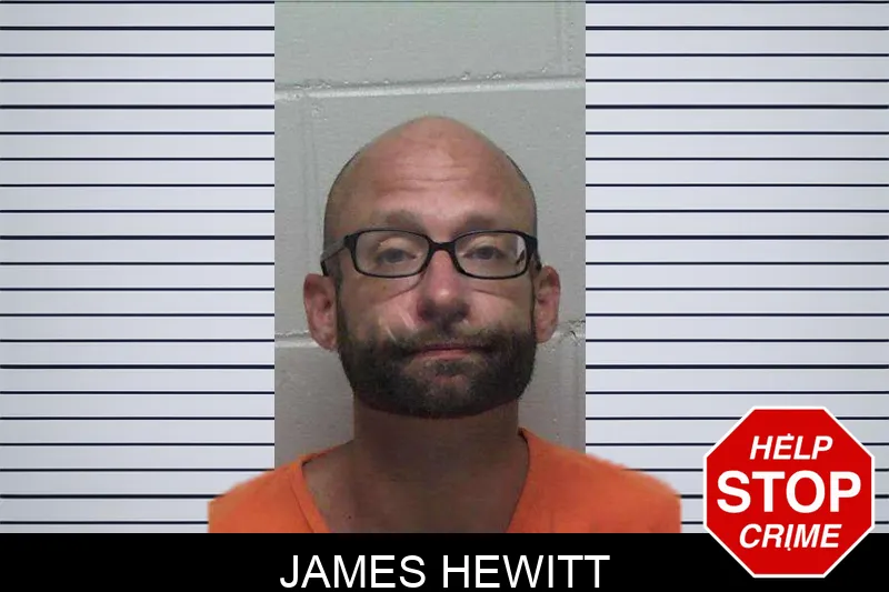 James Hewitt mugshot