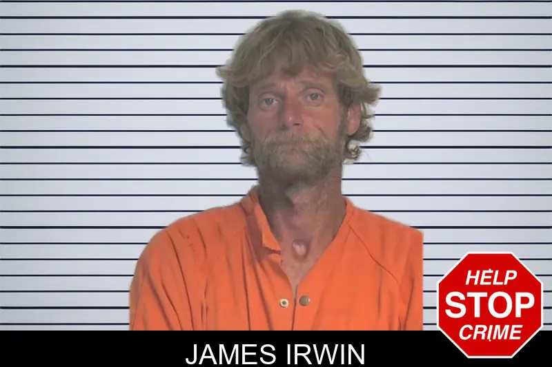 James Irwin mugshot