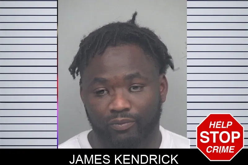 James Kendrick mugshot