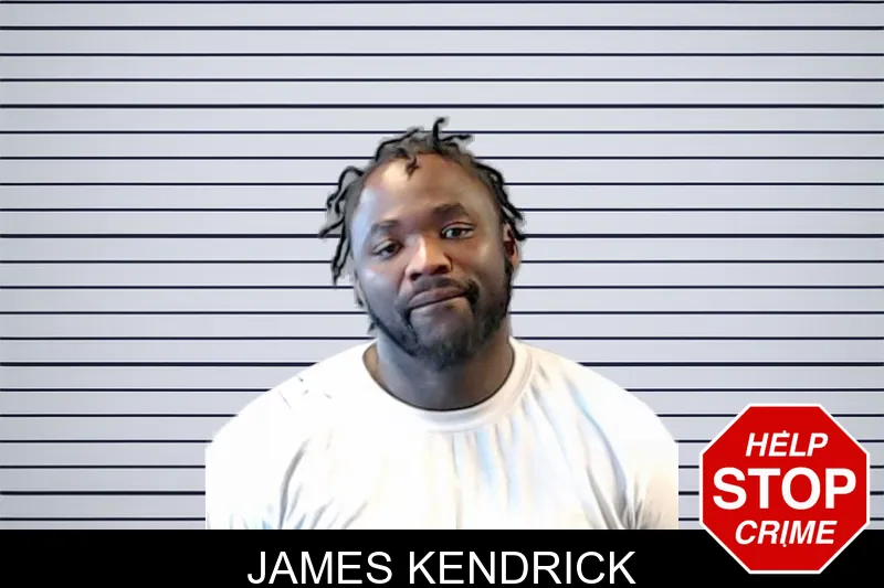 James Kendrick mugshot