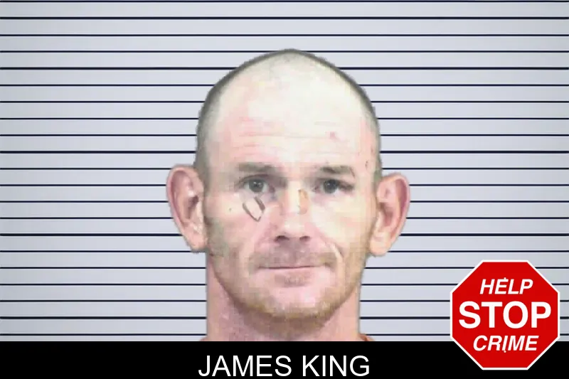 James King mugshot