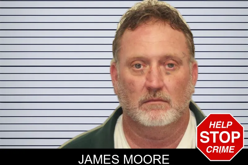 James Moore mugshot