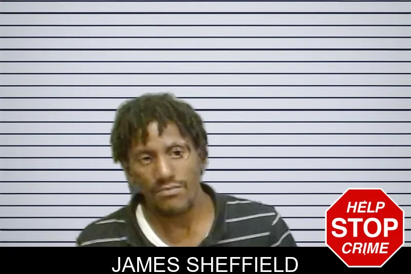 James Sheffield mugshot
