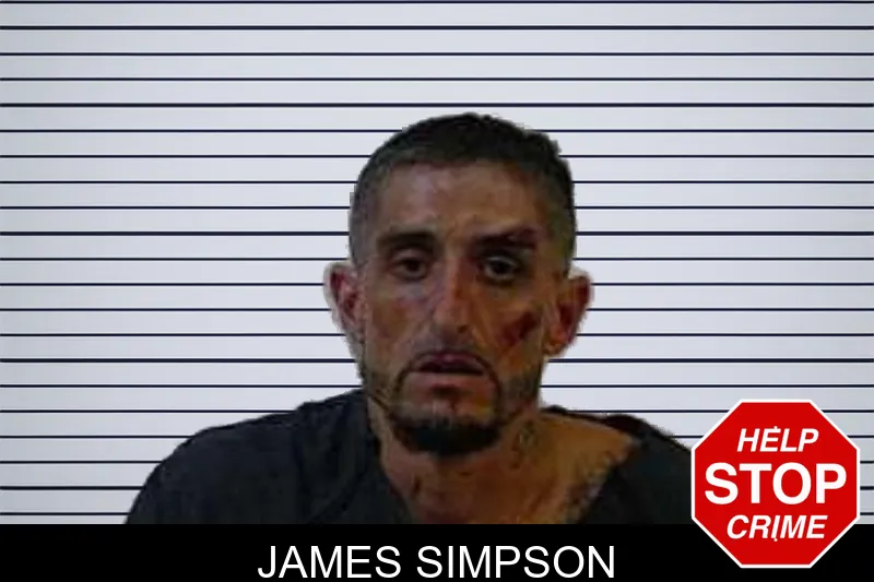 James Simpson mugshot