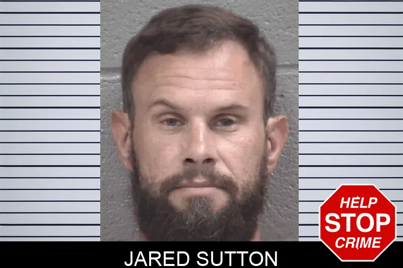 Jared Sutton mugshot