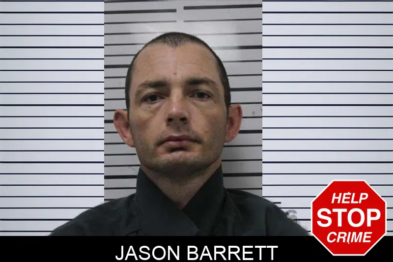 Jason Barrett mugshot