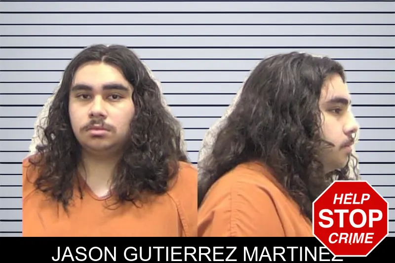Jason Gutierrez Martinez mugshot