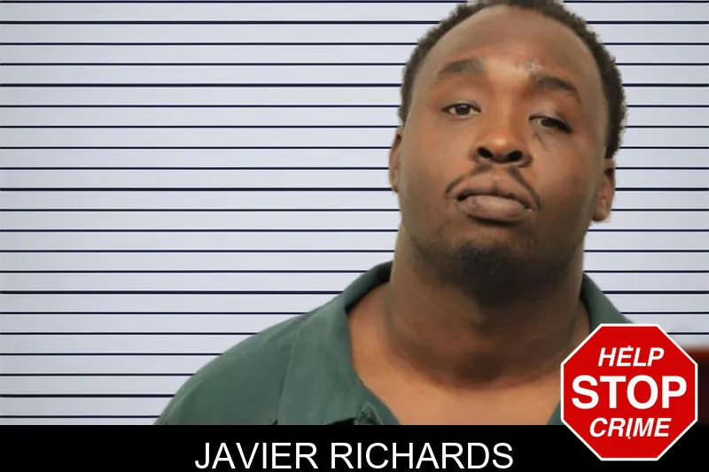 Javier Richards mugshot