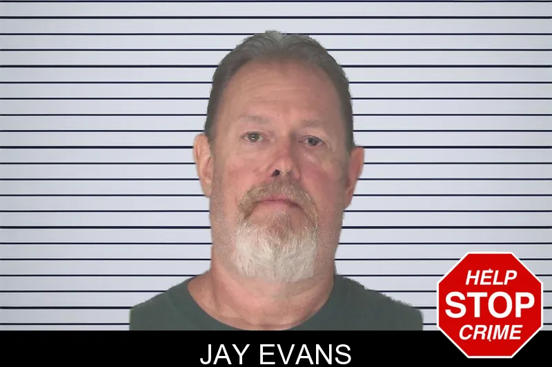 Jay Evans mugshot