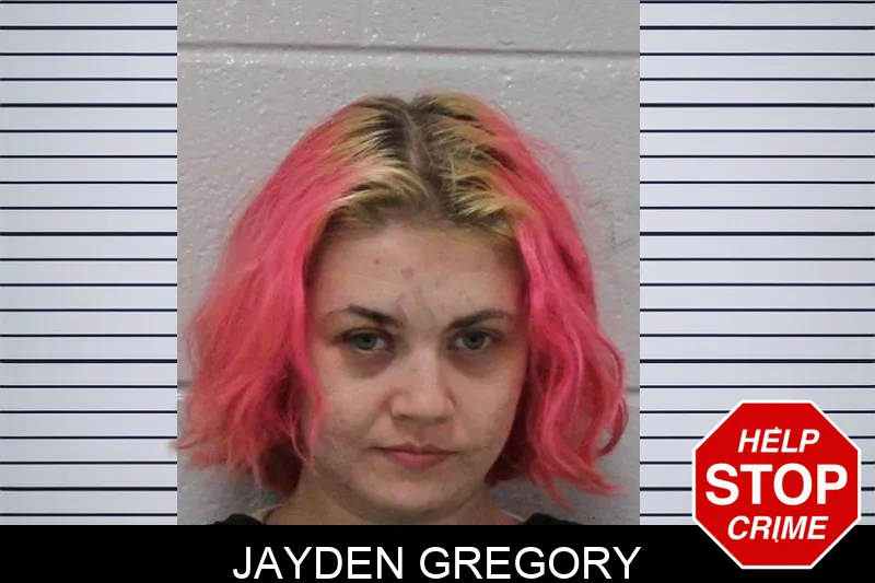 Jayden Gregory mugshot