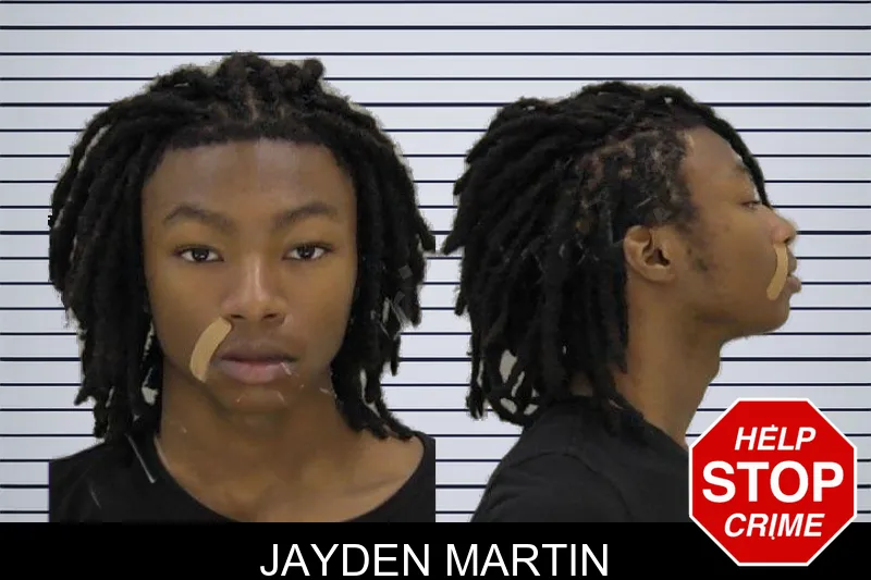Jayden Martin mugshot