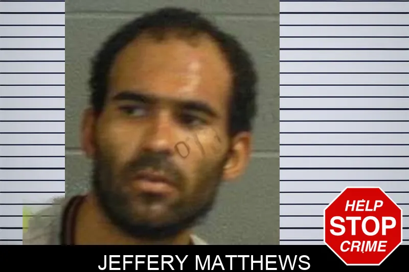 Jeffery Matthews mugshot