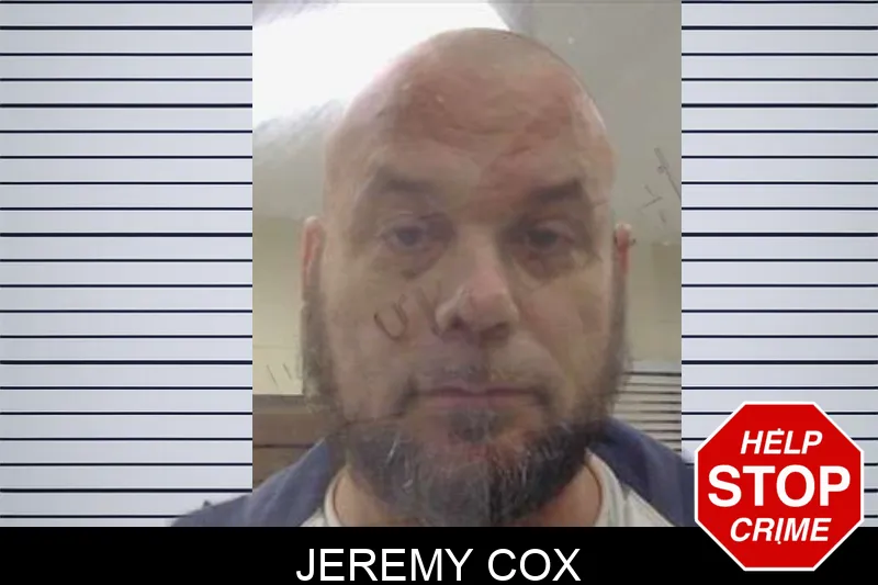 Jeremy Cox mugshot
