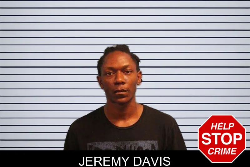 Jeremy Davis mugshot