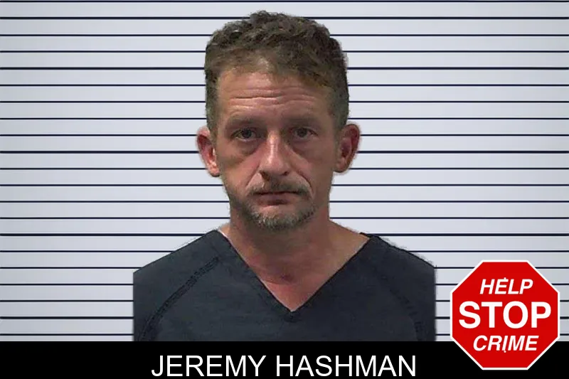 Jeremy Hashman mugshot
