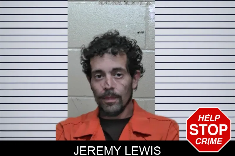 Jeremy Lewis mugshot