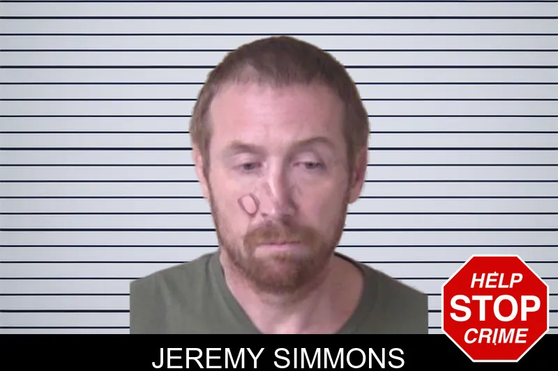 Jeremy Simmons mugshot