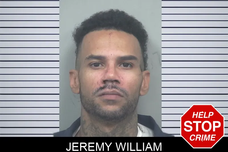 Jeremy William mugshot