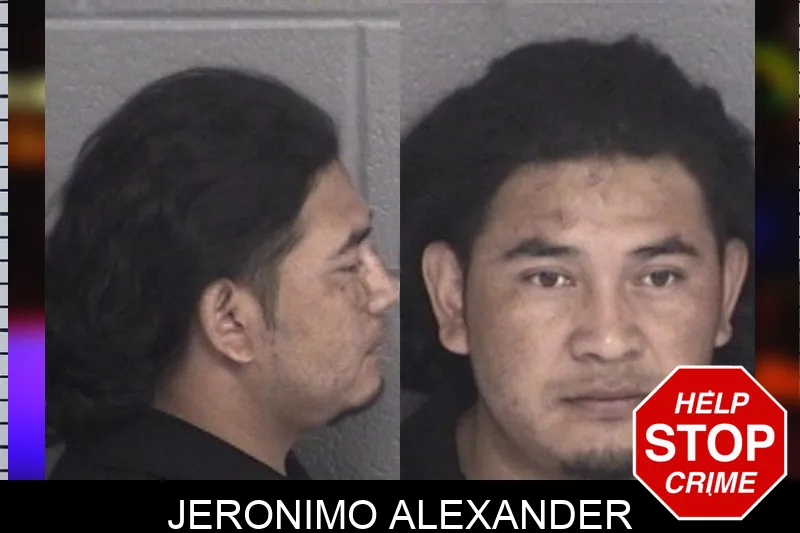 Jeronimo Alexander mugshot