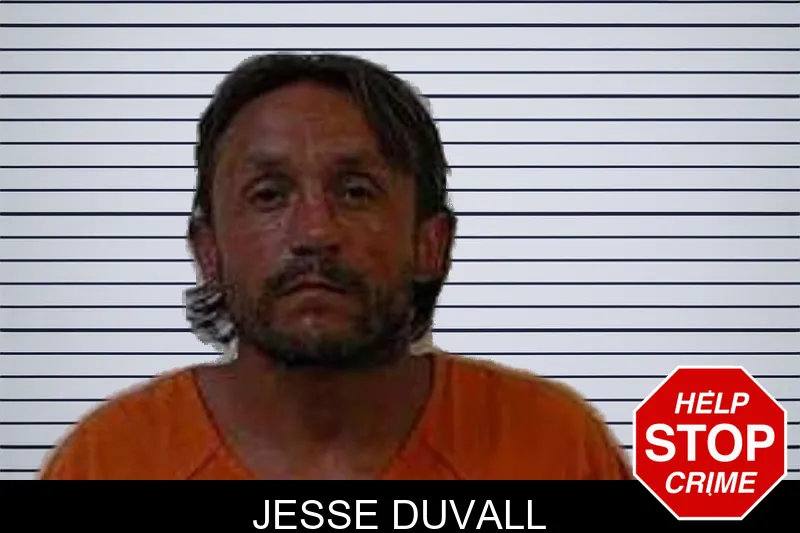 Jesse Duvall mugshot