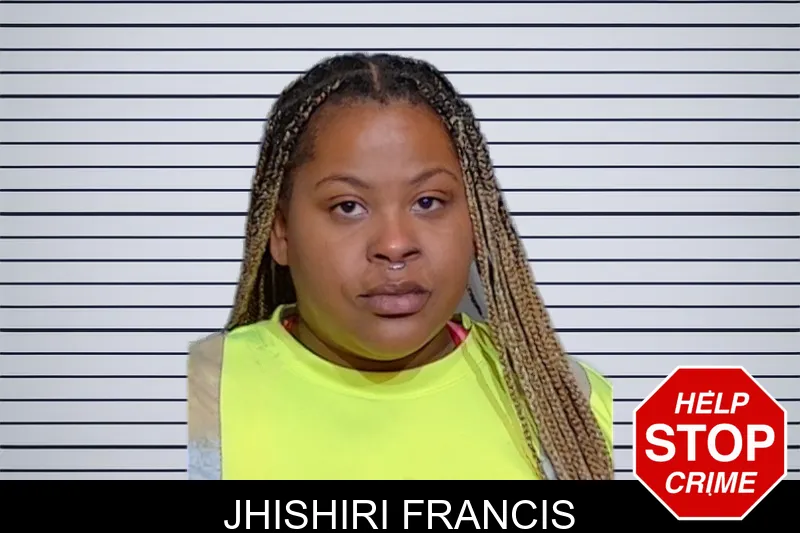 Jhishiri Francis mugshot