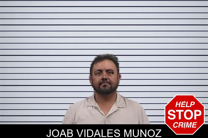 Joab Vidales Munoz mugshot