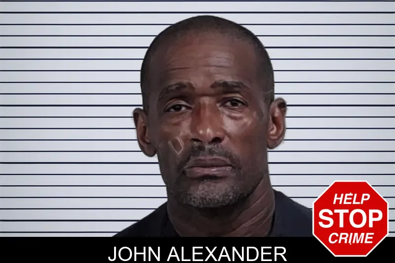 John Alexander mugshot