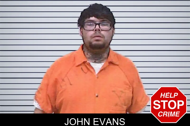 John Evans mugshot