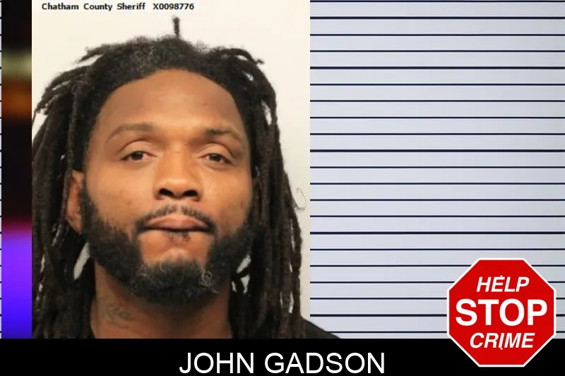 John Gadson mugshot