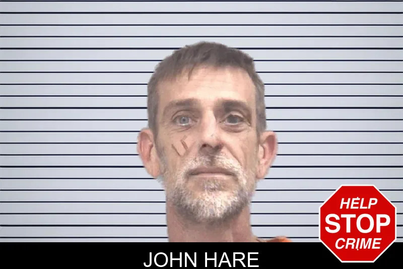 John Hare mugshot