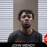 John Mendy mugshot