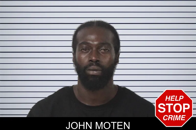 John Moten mugshot