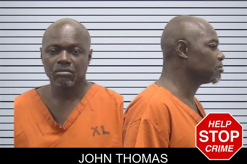 John Thomas mugshot